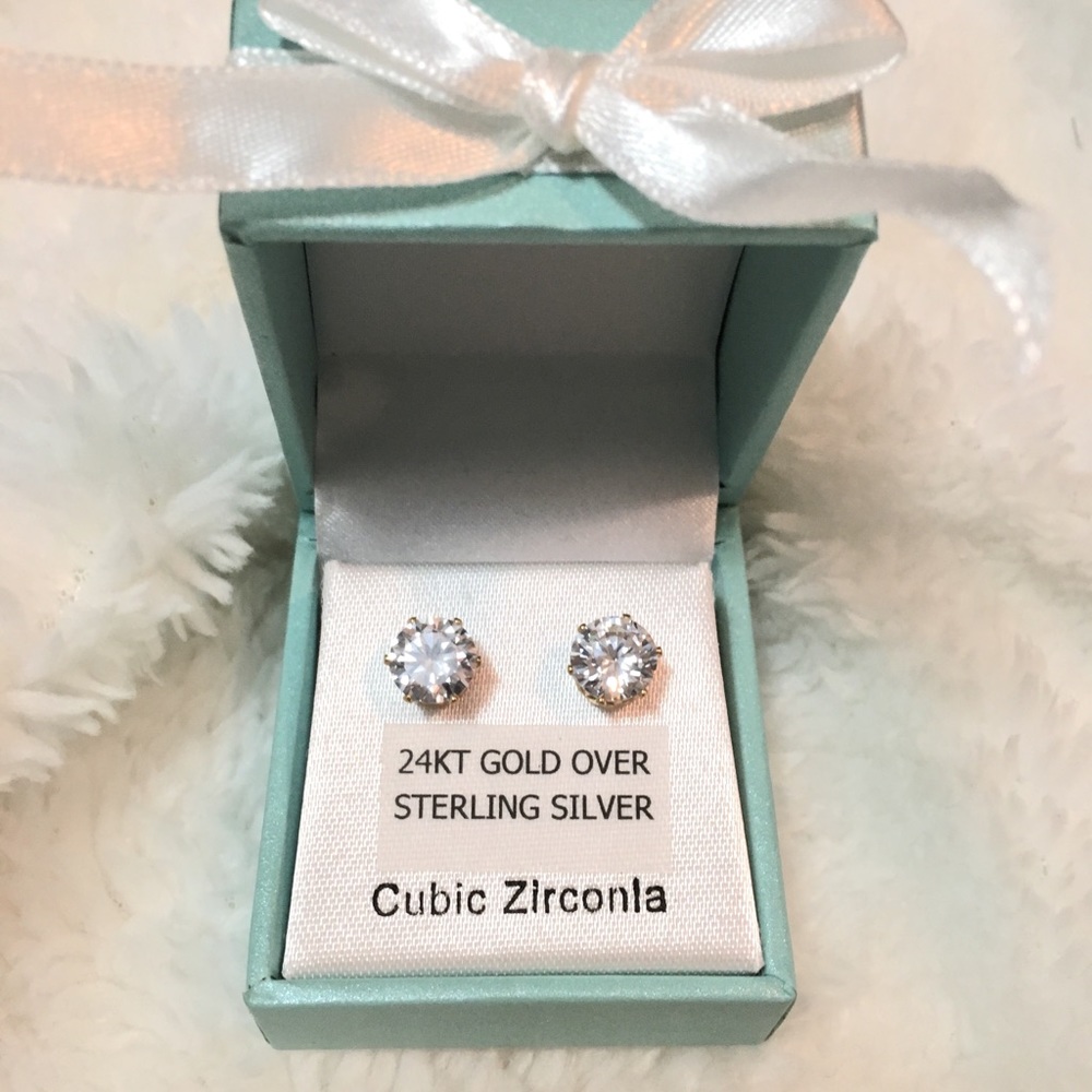 🆕 24k Gold over Sterling Silver Earrings